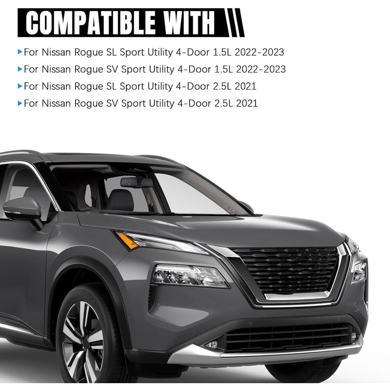 Nissan Rogue Passenger Side LED Headlight Right OEM Style Replacement 13