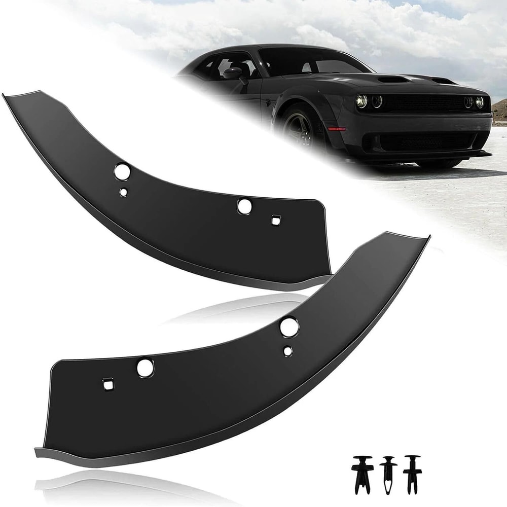 Dodge Charger Front Lip Splitter Trim Black Scat Pack SRT Bumper Protector 2