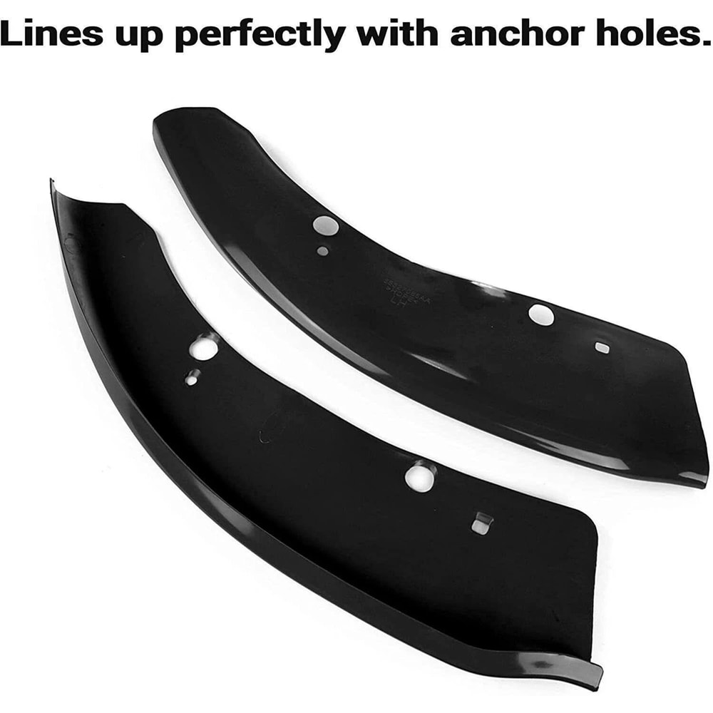 Dodge Charger Front Lip Splitter Trim Black Scat Pack SRT Bumper Protector 9