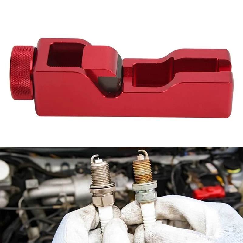 Universal Spark Plug Gap Tool CNC Aluminum Gapper For Plugs 9