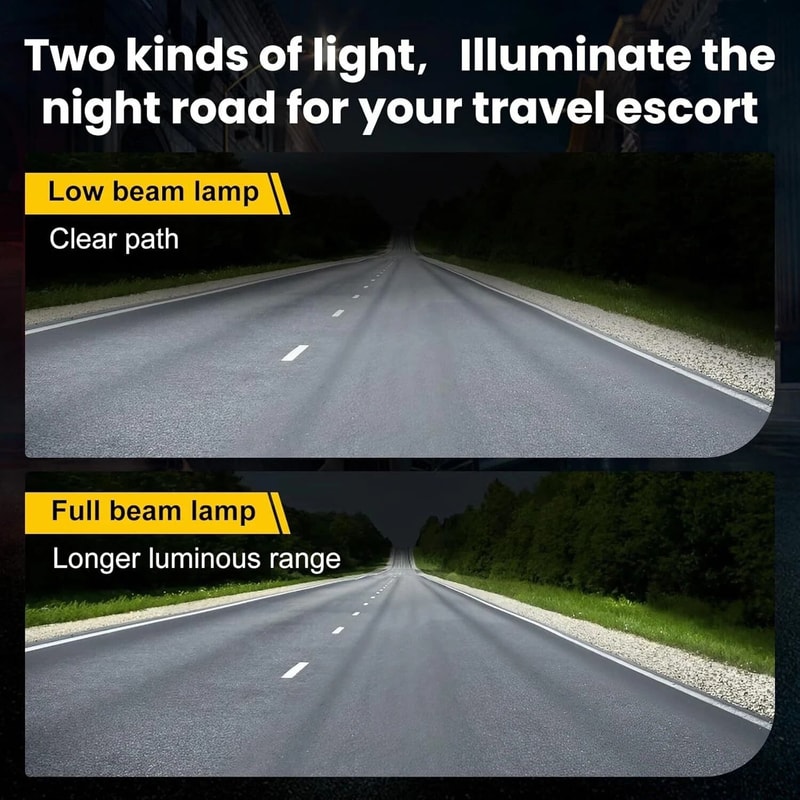 LED Headlight Bulbs For Chevy Silverado Hi Lo Bright White Upgrade 3