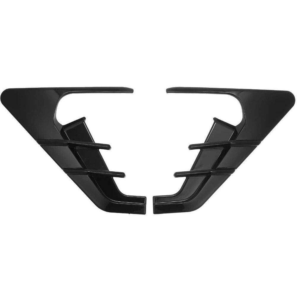 Gloss Black Side Camera Cover Trim For Tesla Model Model Y ABS Fender Camera Pair 1