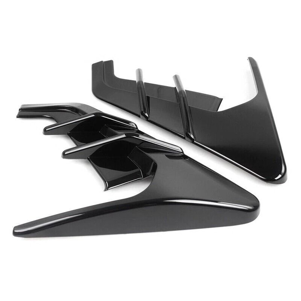 Gloss Black Side Camera Cover Trim For Tesla Model Model Y ABS Fender Camera Pair 8
