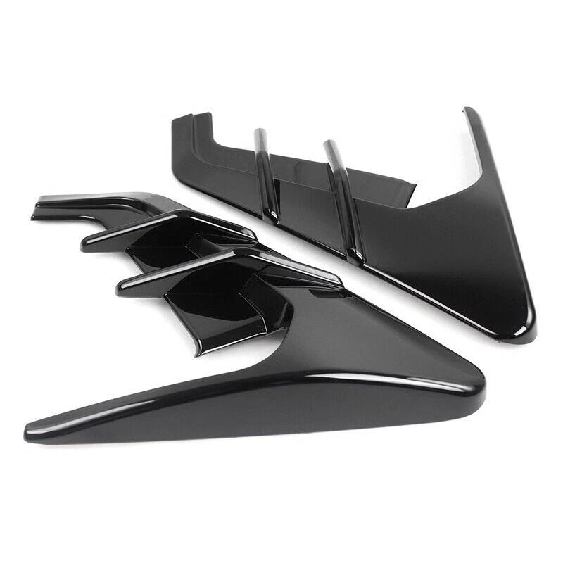 Gloss Black Side Camera Cover Trim For Tesla Model Model Y ABS Fender Camera Pair 8