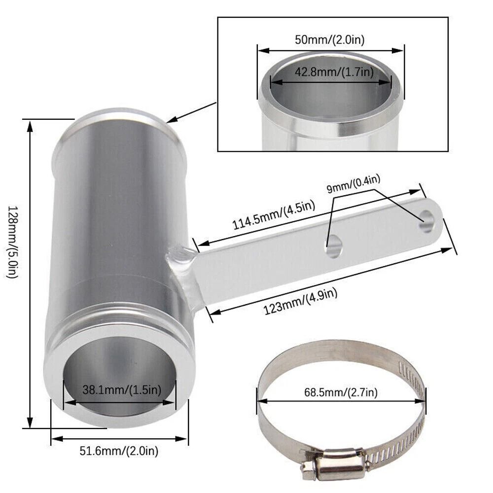 Dodge Sprinter Diesel Turbo Resonator Eliminator Aluminum Upgrade Kit 16