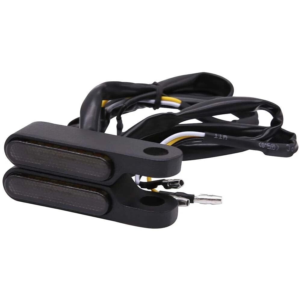 Harley Sportster LED Turn Signals With Running Lights For Mirror Mount 7