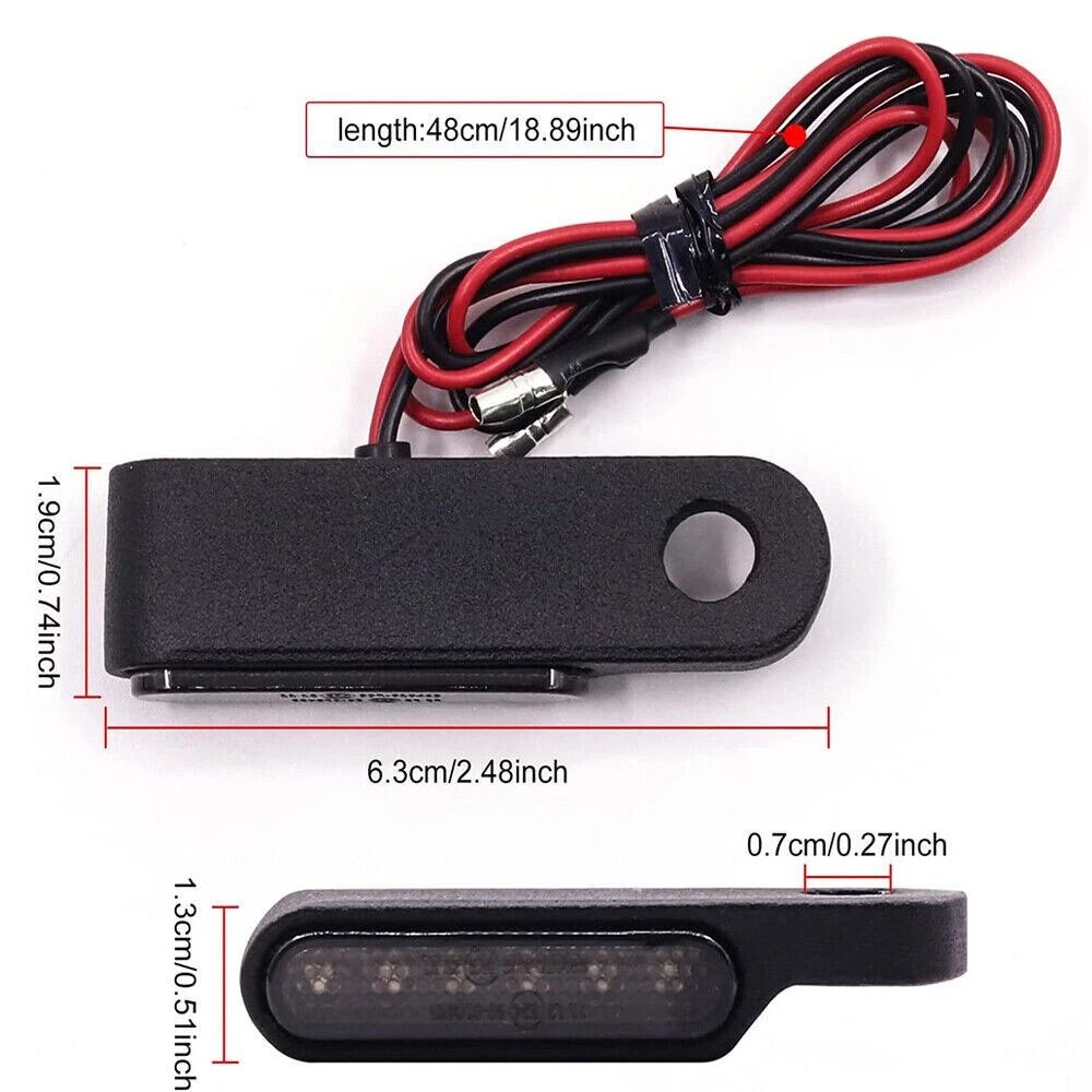 Harley Sportster LED Turn Signals With Running Lights For Mirror Mount 8