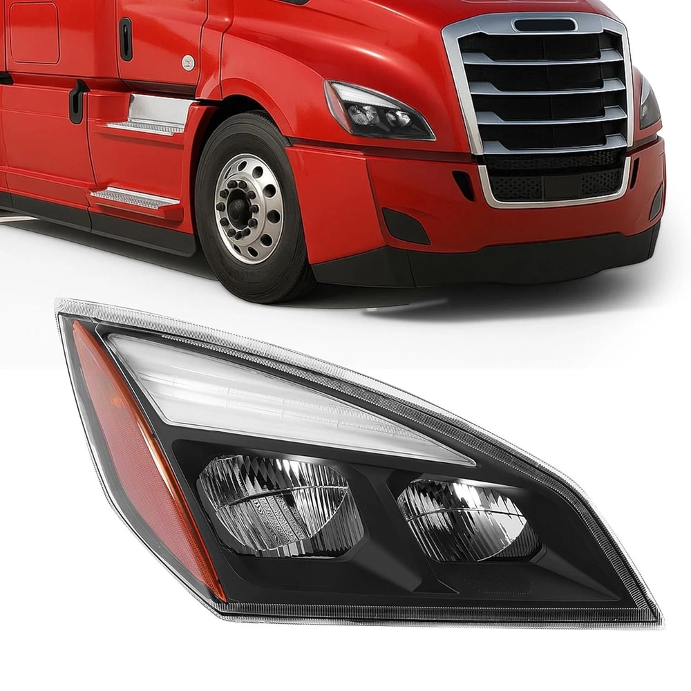 Freightliner Cascadia LED Headlight Assembly Passenger Side Right Replacement 0