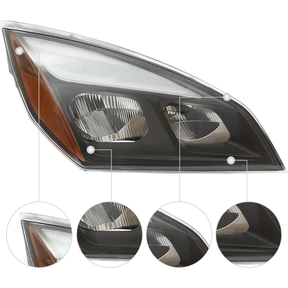 Freightliner Cascadia LED Headlight Assembly Passenger Side Right Replacement 2