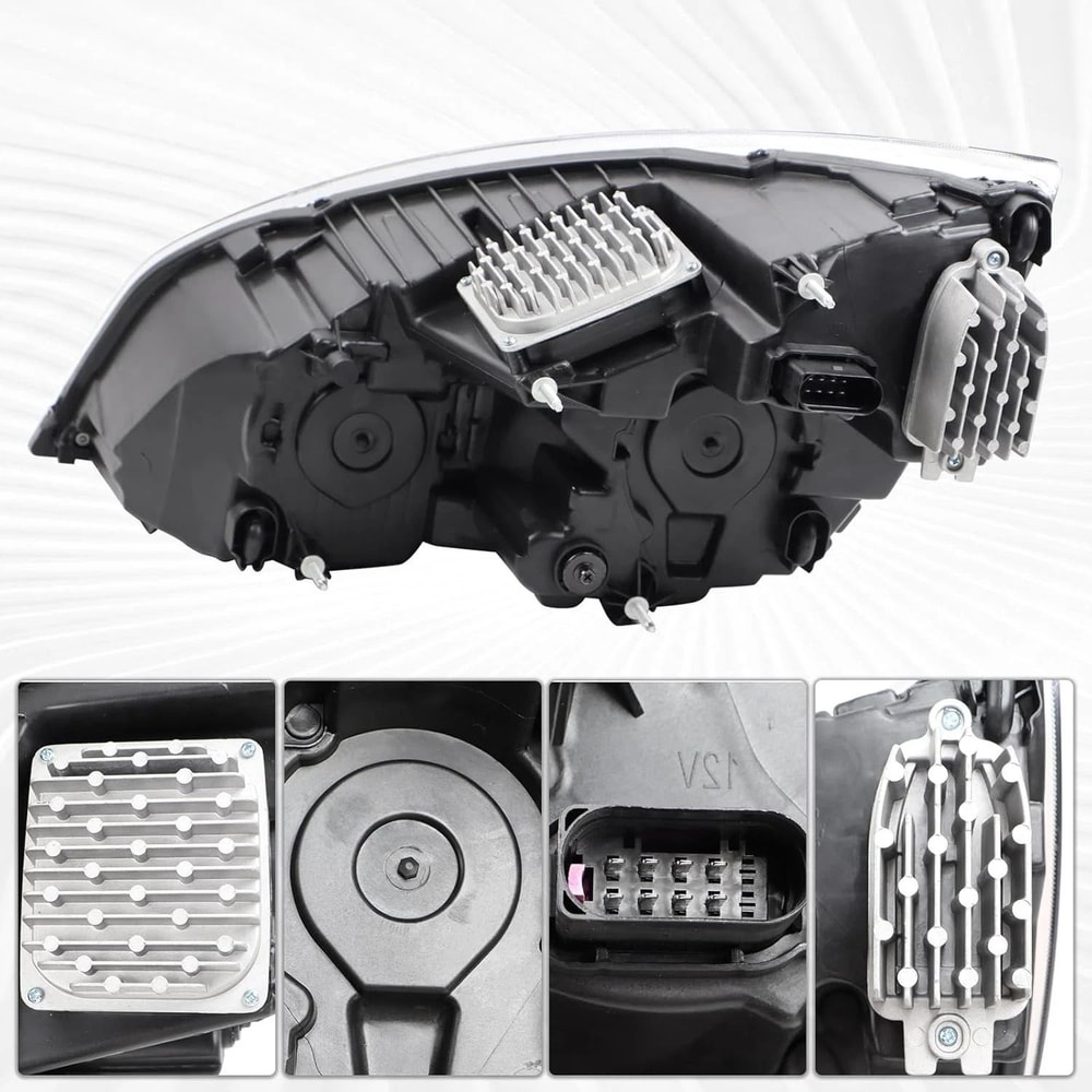 Freightliner Cascadia LED Headlight Assembly Passenger Side Right Replacement 4