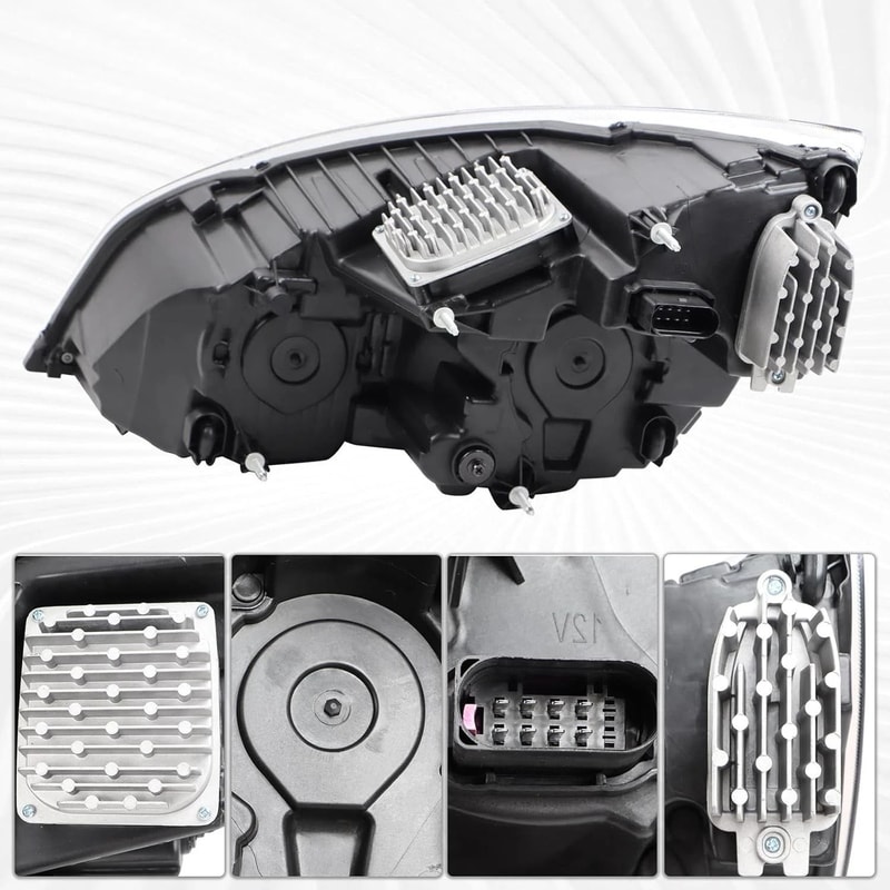 Freightliner Cascadia LED Headlight Assembly Passenger Side Right Replacement 4