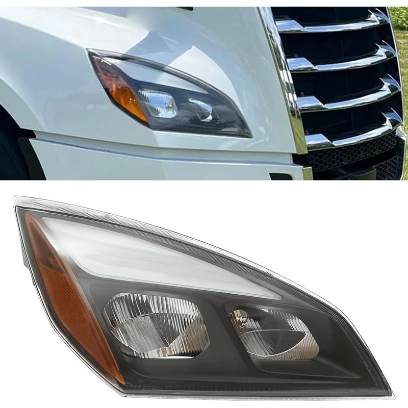 Freightliner Cascadia LED Headlight Assembly Passenger Side Right Replacement 13