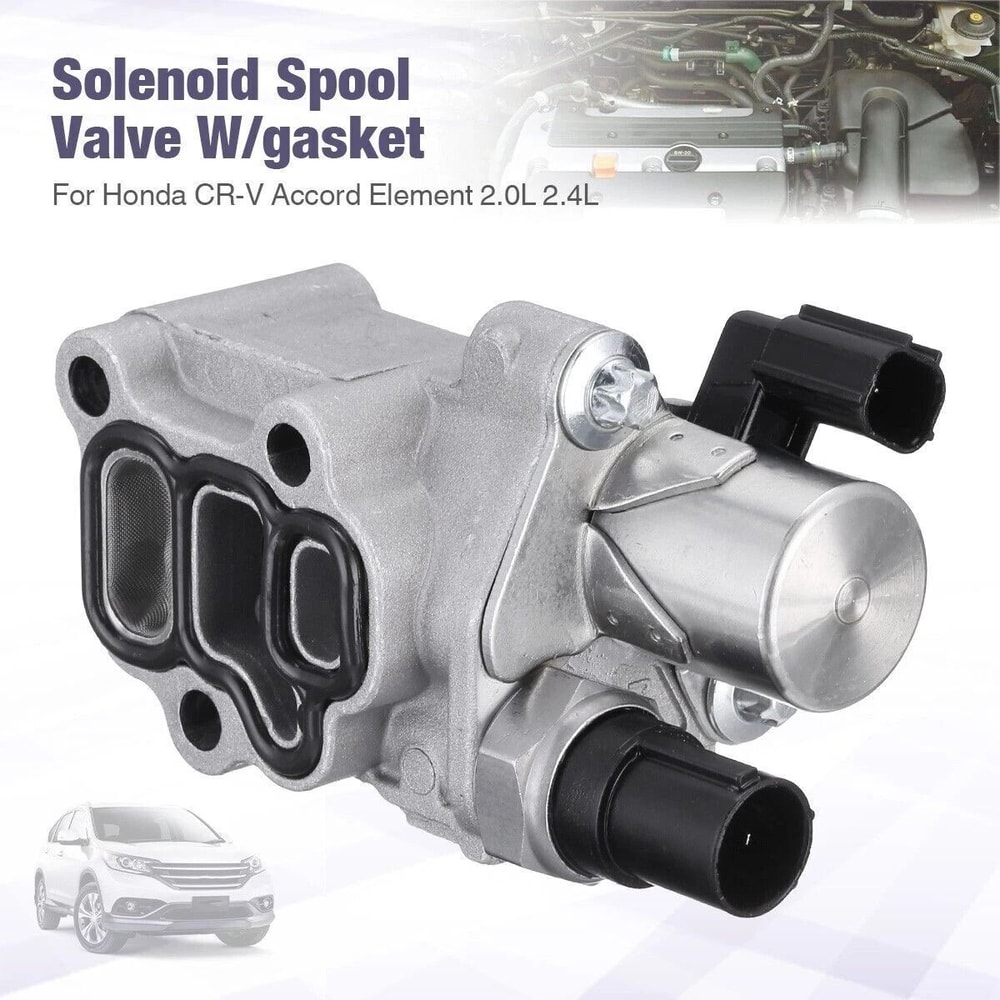 VTEC Solenoid Spool Valve With Gasket For Honda Accord CR V Civic Acura RSX 11