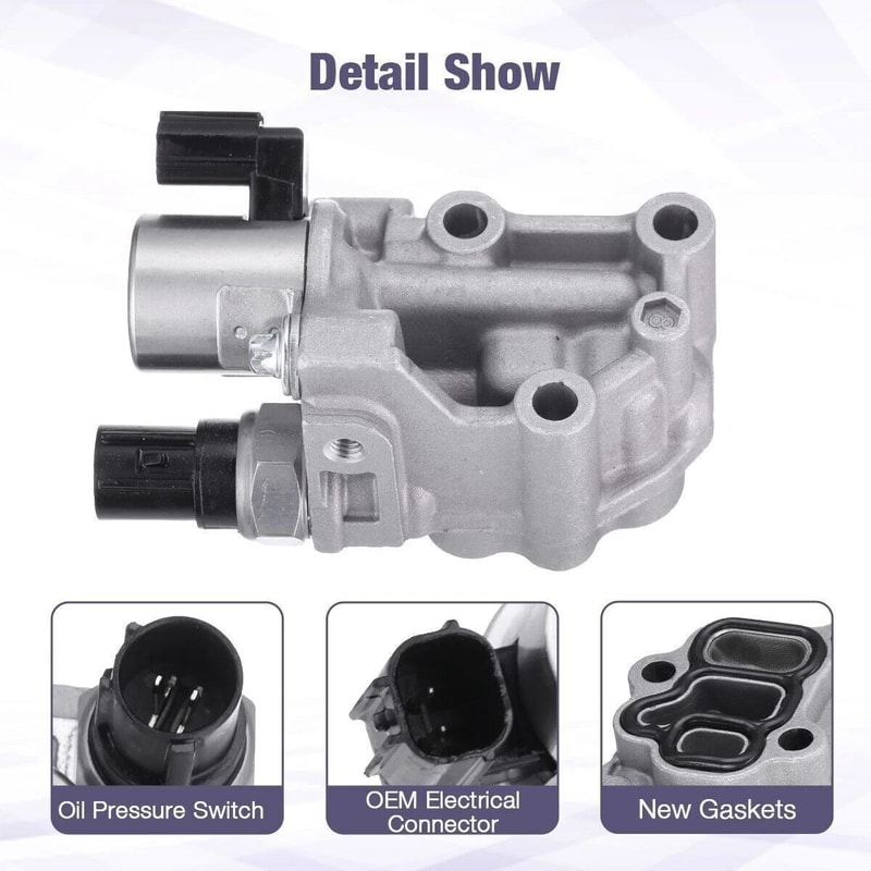 VTEC Solenoid Spool Valve With Gasket For Honda Accord CR V Civic Acura RSX 8
