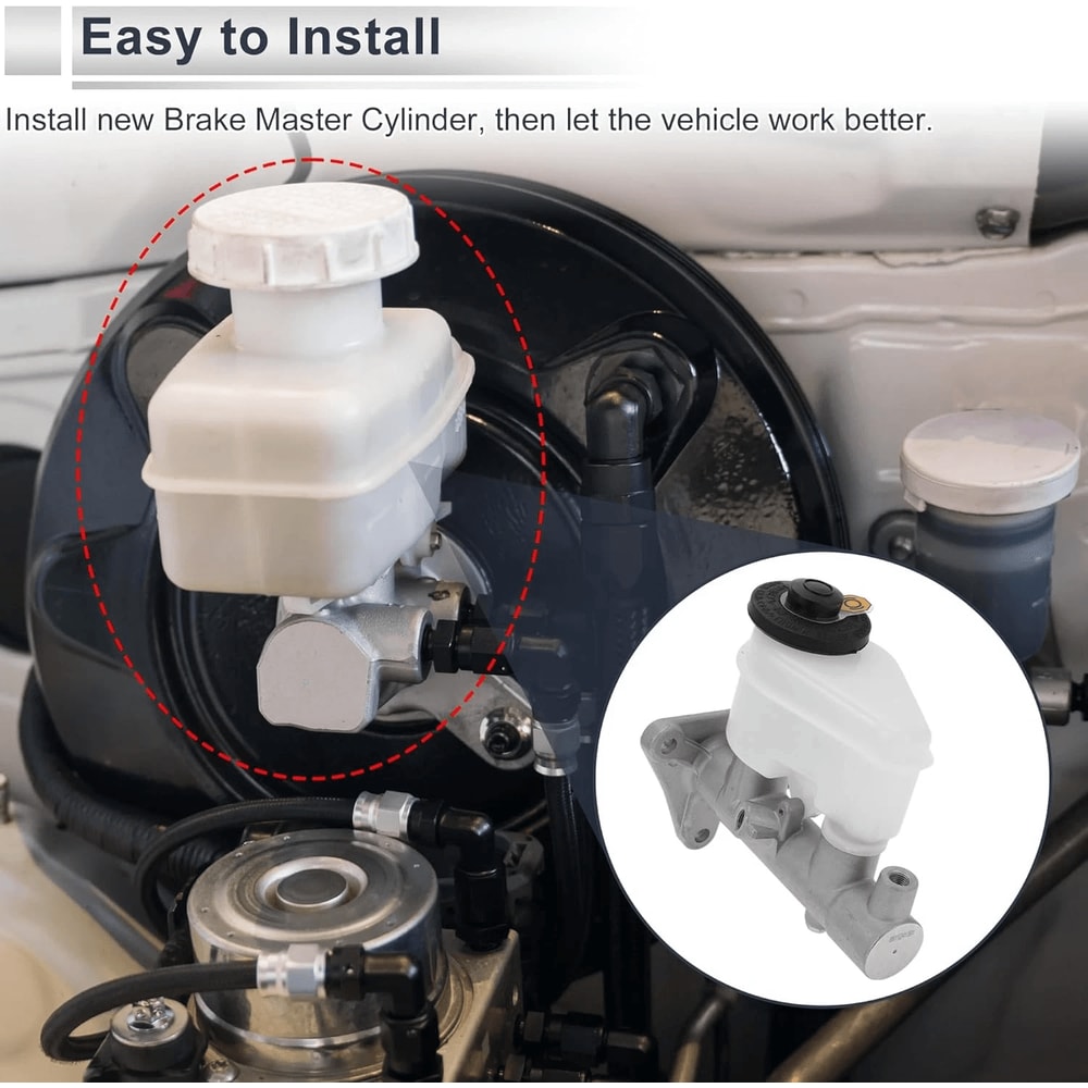 Brake Master Cylinder With Reservoir For Toyota Corolla Geo Prizm 7
