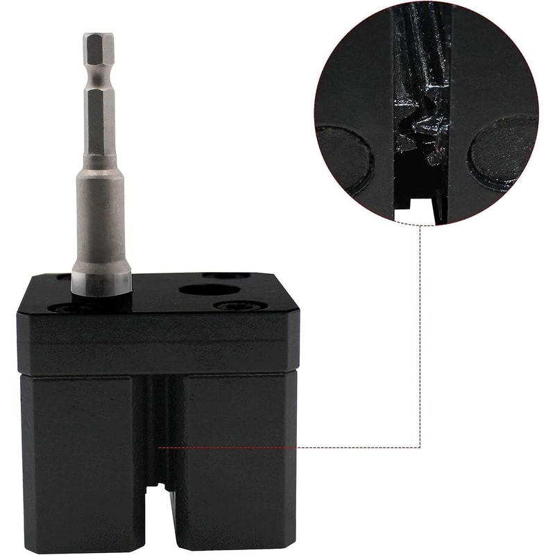 C5A2 Compatible Impact Driver Sheet Metal Crimper For HVAC Duct Work 7