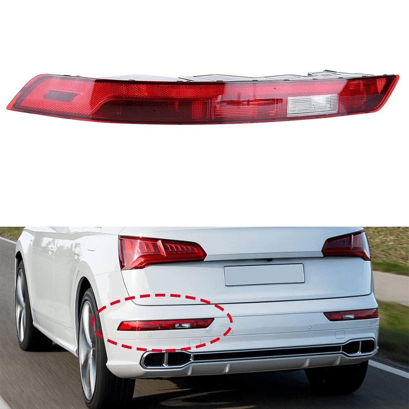 Audi Q5 Rear Bumper Tail Light Left Lower Brake Lamp 13