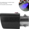 Universal LED Exhaust Tip Pair With Carbon Fiber Look Inlet Curved Muffler Tail Pipes 8