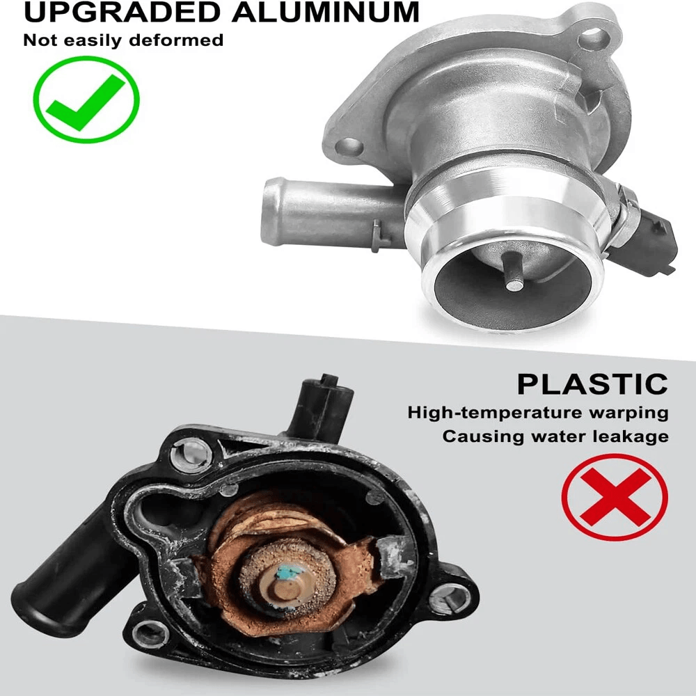 Upgraded Aluminum Thermostat Housing Assembly For Chevy Cruze Sonic Trax Buick Encore 8