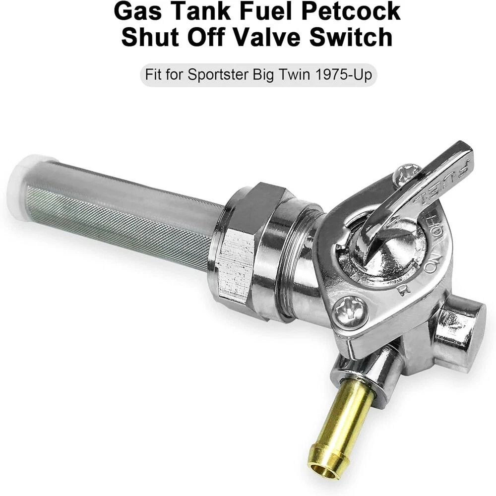 Harley Sportster Petcock Fuel Valve Petcock Left Spigot 1