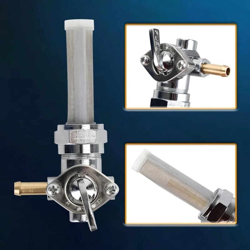 Harley Sportster Petcock Fuel Valve Petcock Left Spigot 5