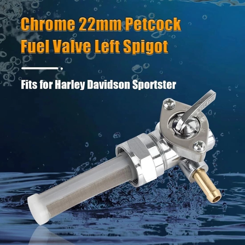 Harley Sportster Petcock Fuel Valve Petcock Left Spigot 7