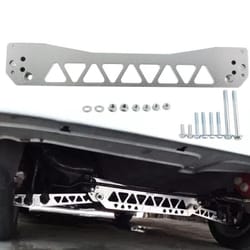 honda civic ek rear lower tie bar billet subframe brace silver
