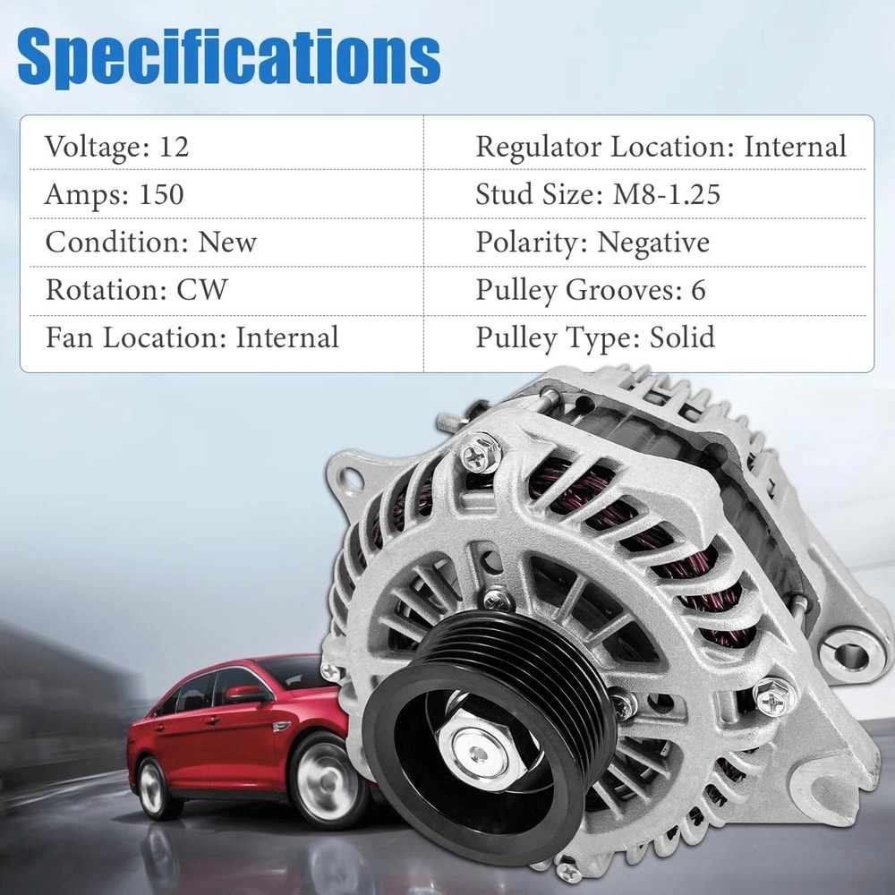 Alternator For Ford Edge Fusion Taurus 9
