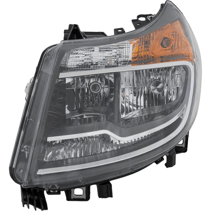 Ram Driver Side Headlight With DRL Halogen Left Assembly 0