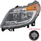 Ram Driver Side Headlight With DRL Halogen Left Assembly 11