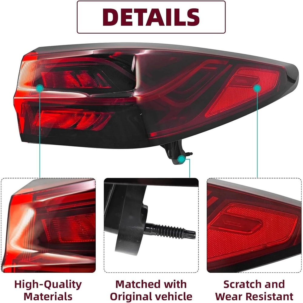 Chevrolet Blazer Right Outer Tail Light LED Passenger Side Rear Lamp 11