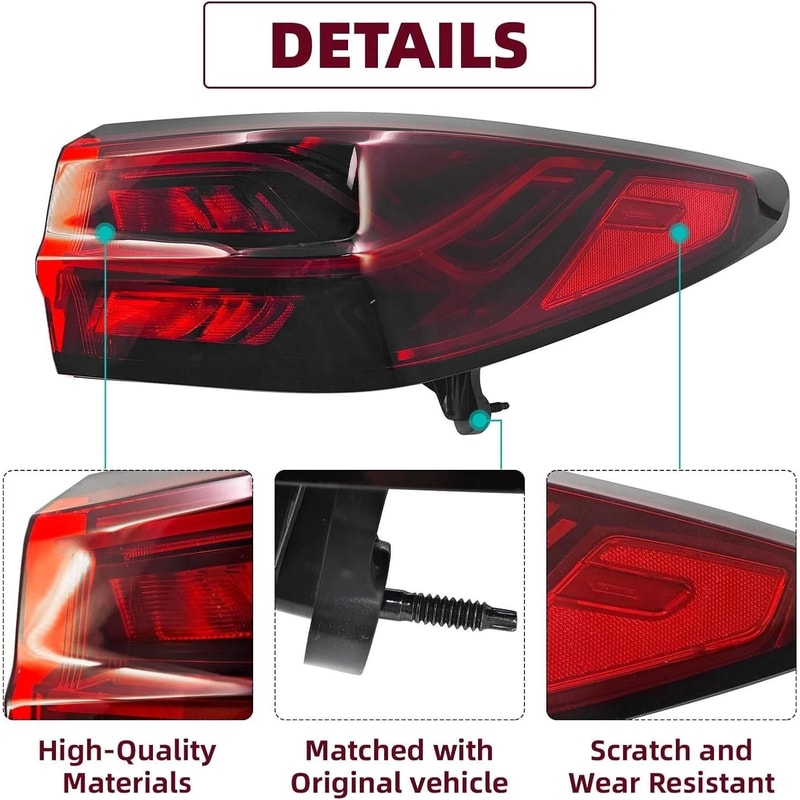 Chevrolet Blazer Right Outer Tail Light LED Passenger Side Rear Lamp 11