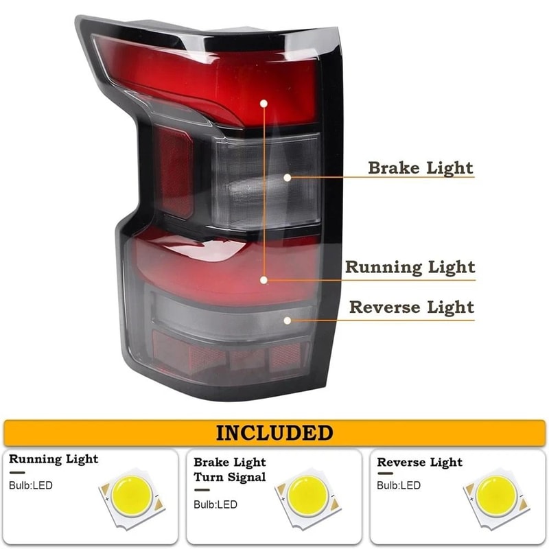 Nissan Frontier LED Tail Light Assembly Driver Side Rear Lamp 12