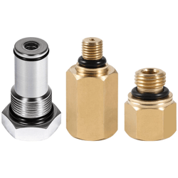 ford powerstroke ipr air test fitting tool with oil rail adapter kit