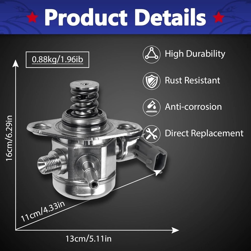 High Pressure Fuel Pump For Hyundai Sonata Kia Optima Santa Fe Sorento 13