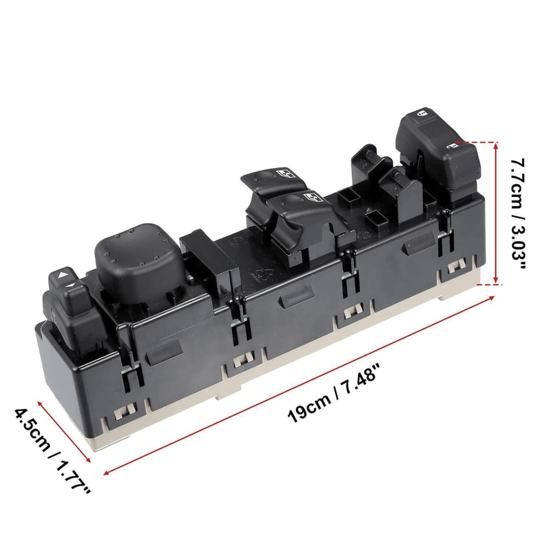 Chevy Silverado GMC Sierra Driver Side Power Window Switch Replacement 11