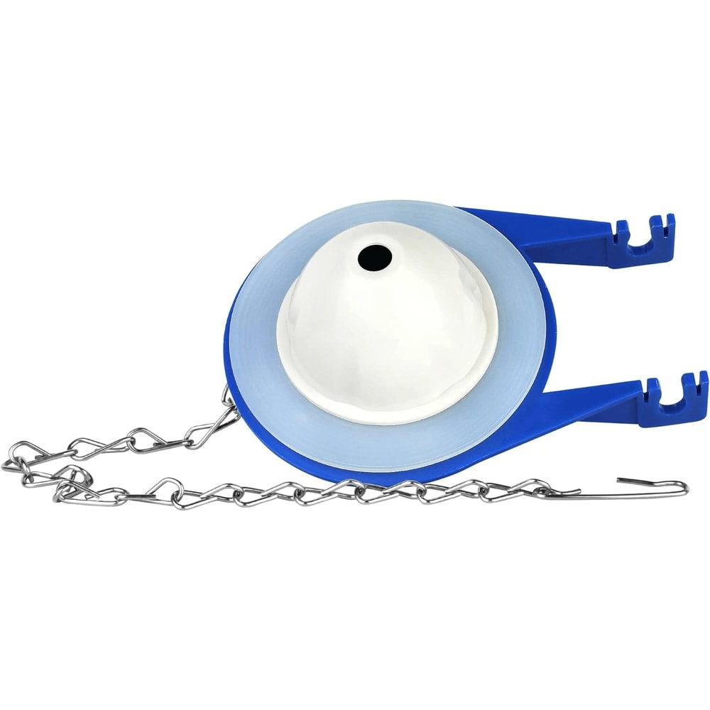 Universal Toilet Flapper Replacement With Stainless Chain For Flush Valves 0