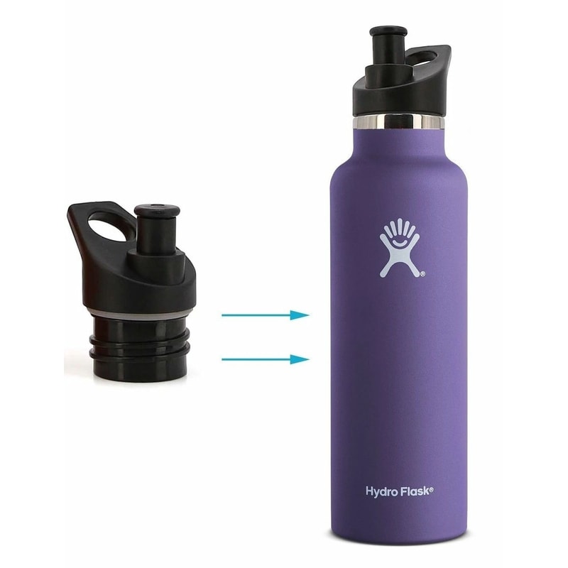 Hydro Flask Standard Mouth Lid Replacement With Bite Valve Sports Cap 7