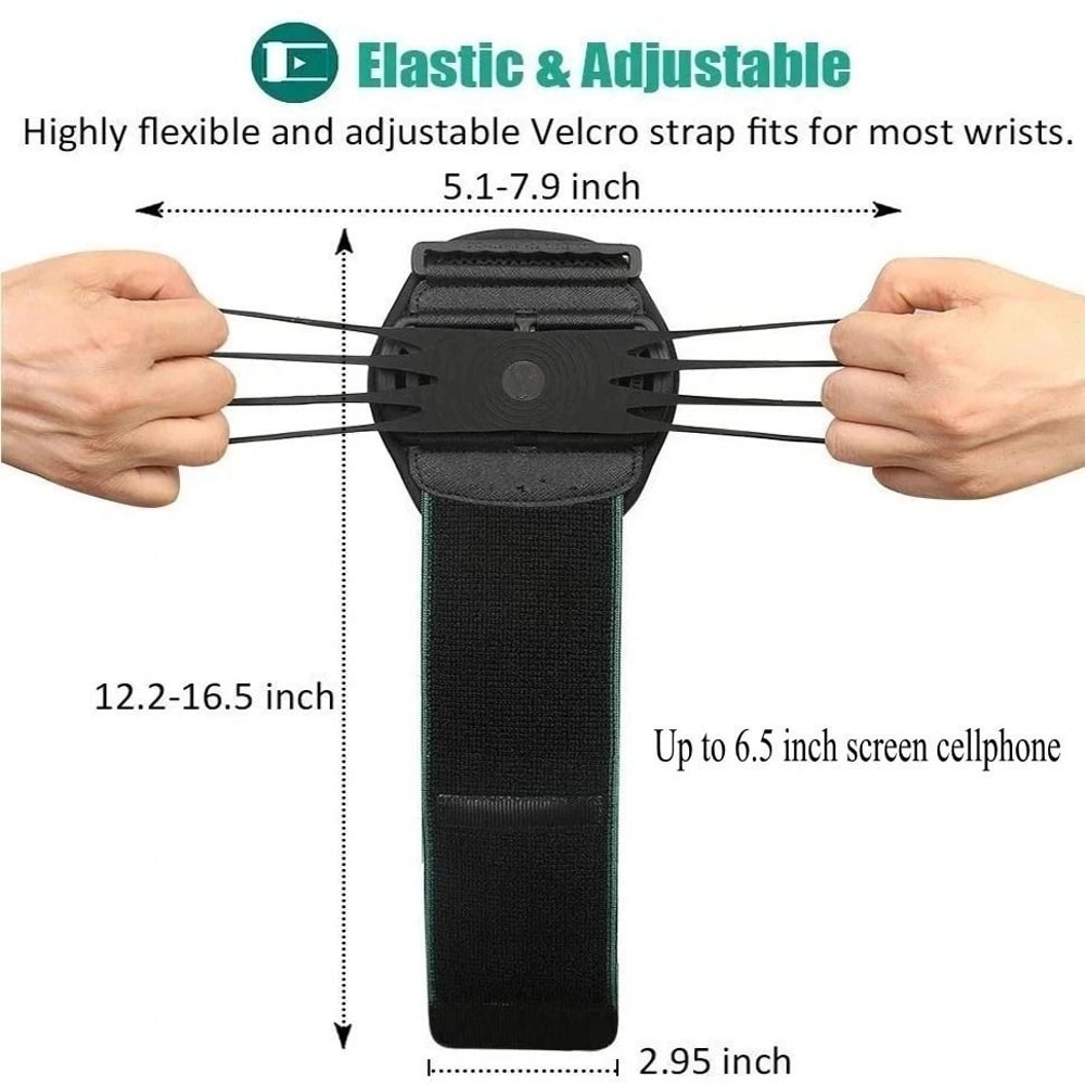180 Rotating Running Phone Armband Wristband Holder For IPhone And Android 1