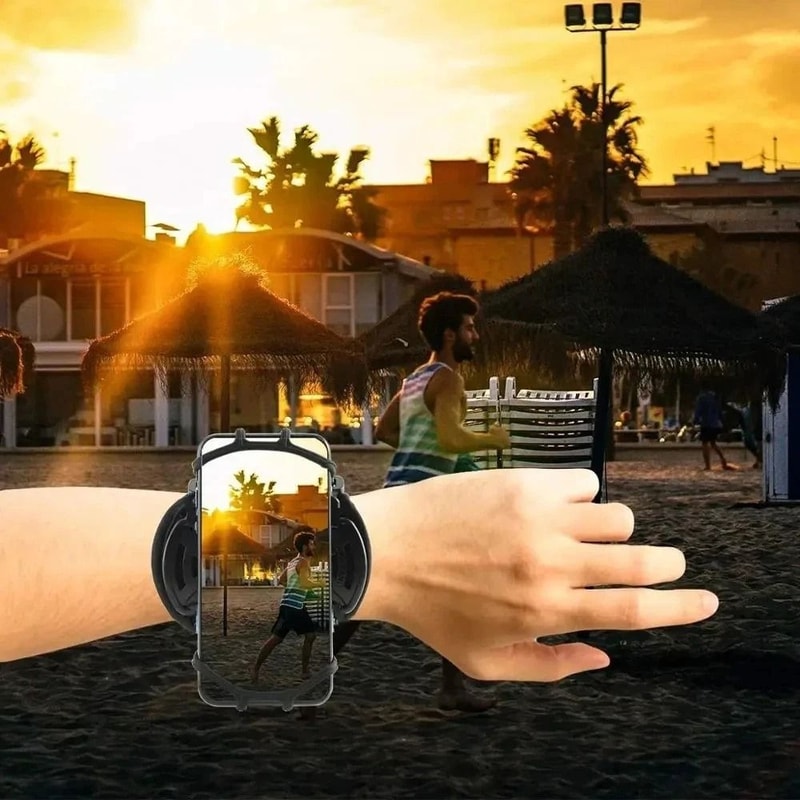 180 Rotating Running Phone Armband Wristband Holder For IPhone And Android 0