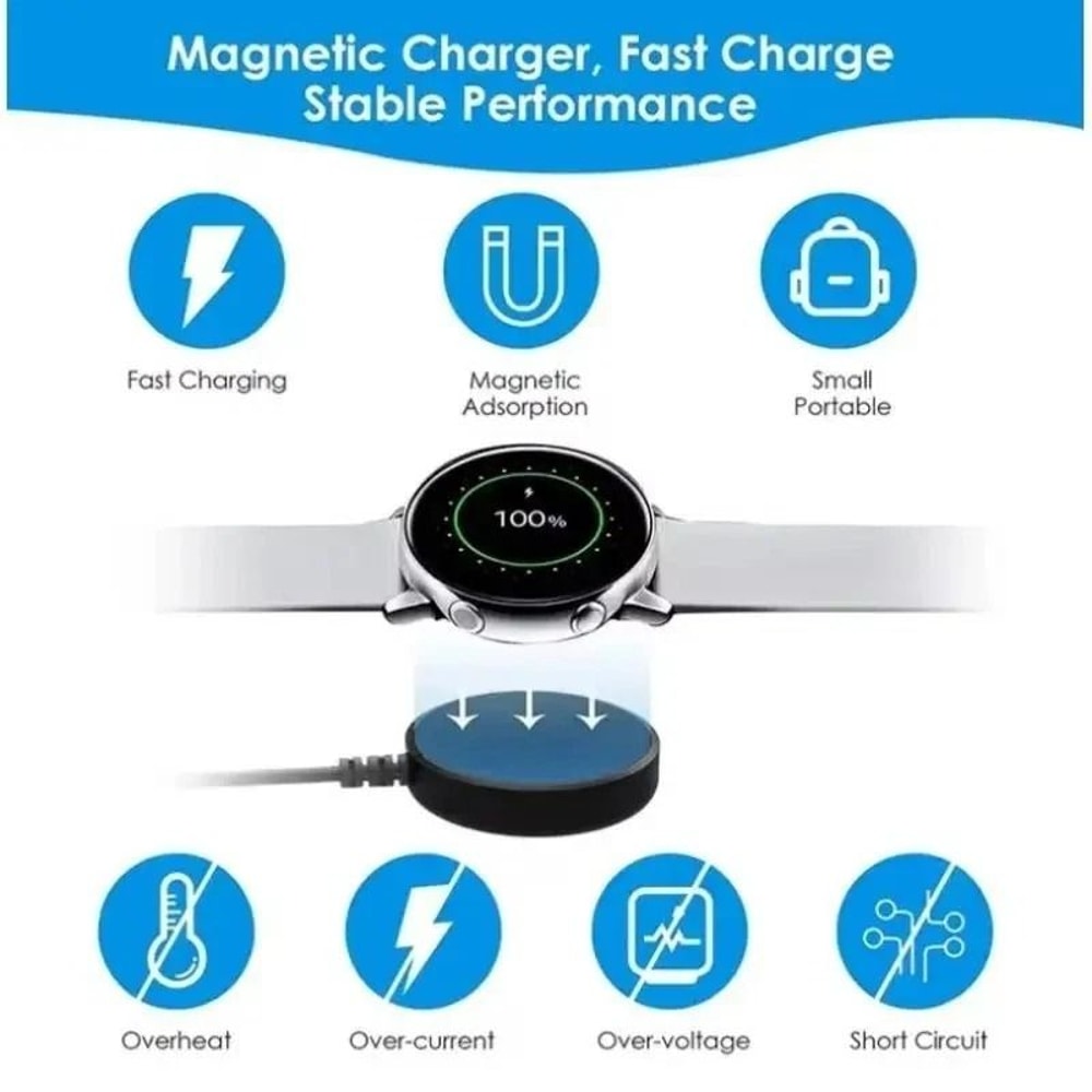 Magnetic Samsung Galaxy Watch Charger Dock USB C Wireless Charging Stand 1