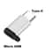 USB C To Micro USB Adapter For Charging And Data Sync Type C Female To Micro USB Male 2