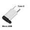 USB C To Micro USB Adapter For Charging And Data Sync Type C Female To Micro USB Male 2