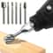 HSS Rotary File Grinding Heads Woodworking Polishing Trimming DIY Set 0