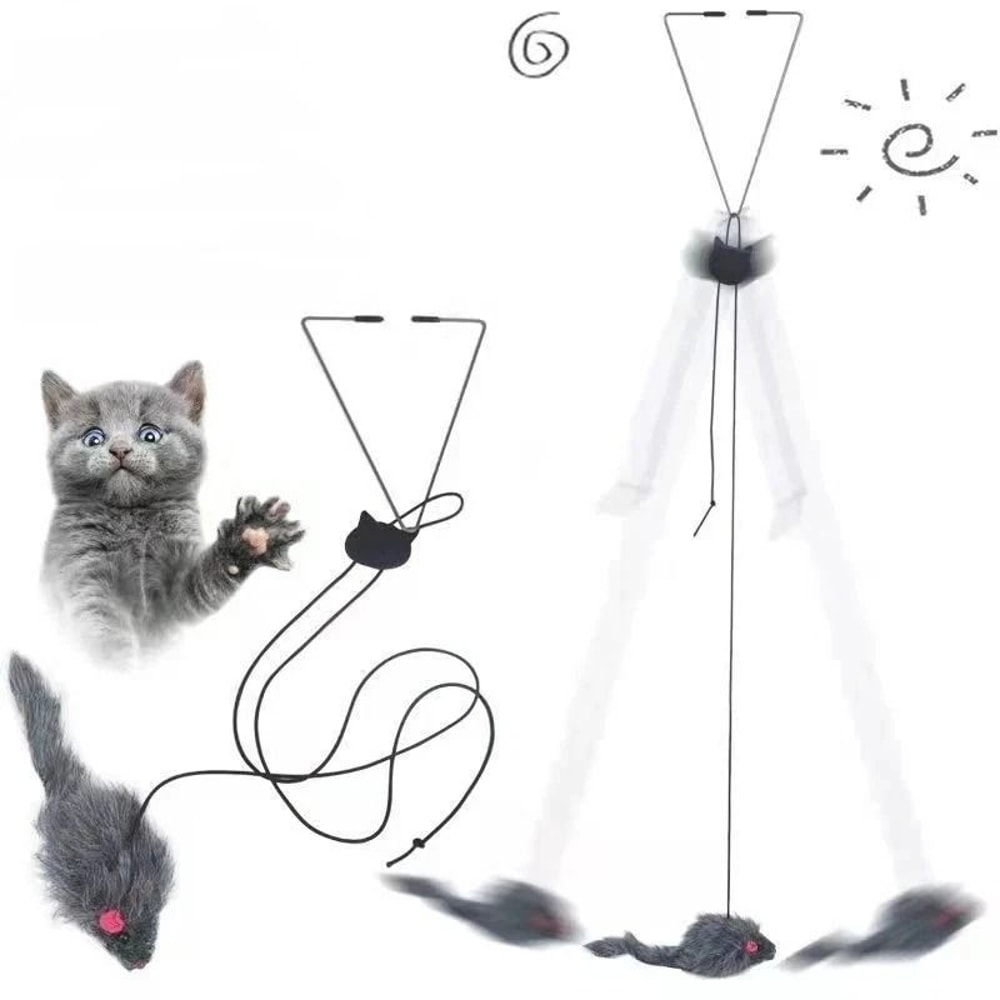 Interactive Door Hanging Cat Toy For Indoor Cats And Kittens 4