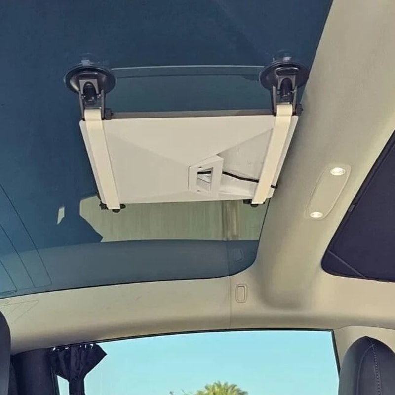 Mini Suction Cup Mount For Car Sunroofs Windows Quick Install Travel Holder 6