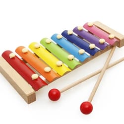 wooden toy piano for toddlers 8 tone preschool educational music toy
