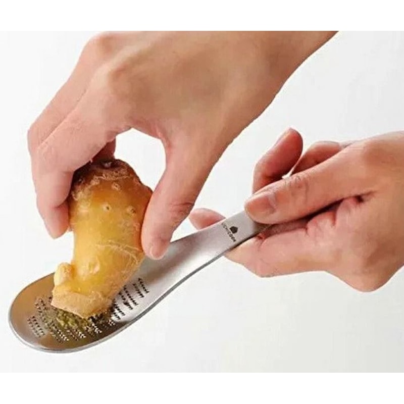 Stainless Steel Ginger Garlic Grater For Wasabi And Spice Prep 0