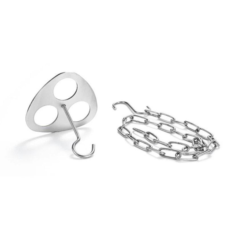 Portable Camping Tripod Grill With Hanging Pot Chain For Campfire Cooking 1