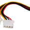 15 Pin SATA To Dual 4 Pin Molex Power Splitter Cable For HDD IDE Drives 1
